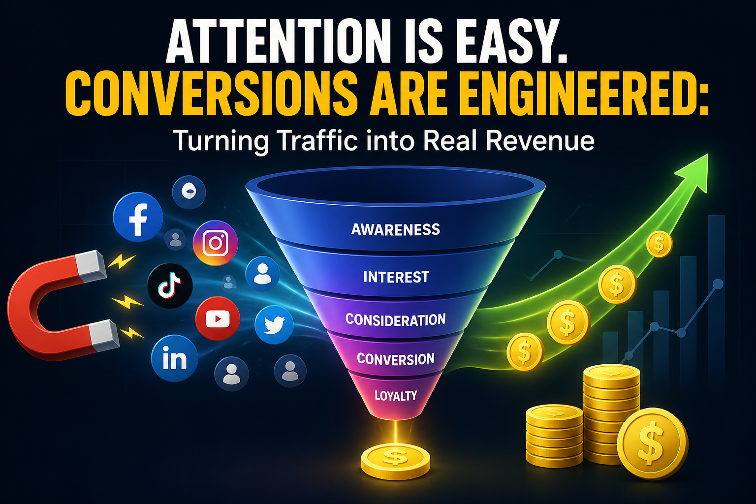 Attention Is Easy. Conversions Are Engineered: Turning Traffic into Real Revenue