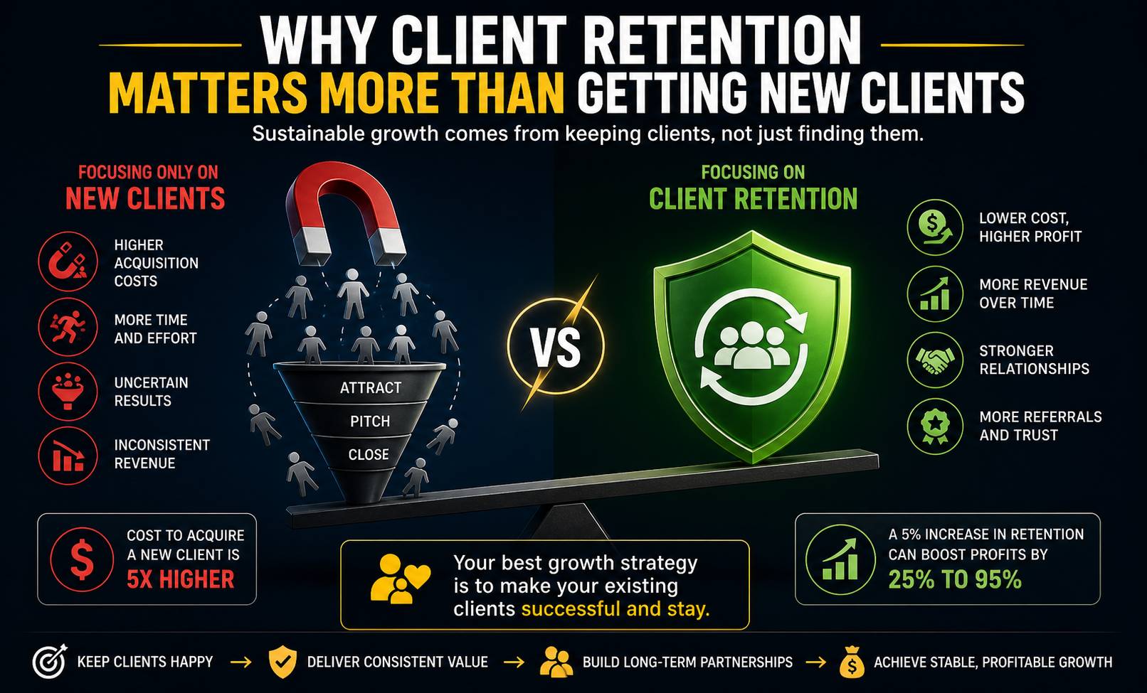 Why Client Retention Matters More Than Getting New Clients