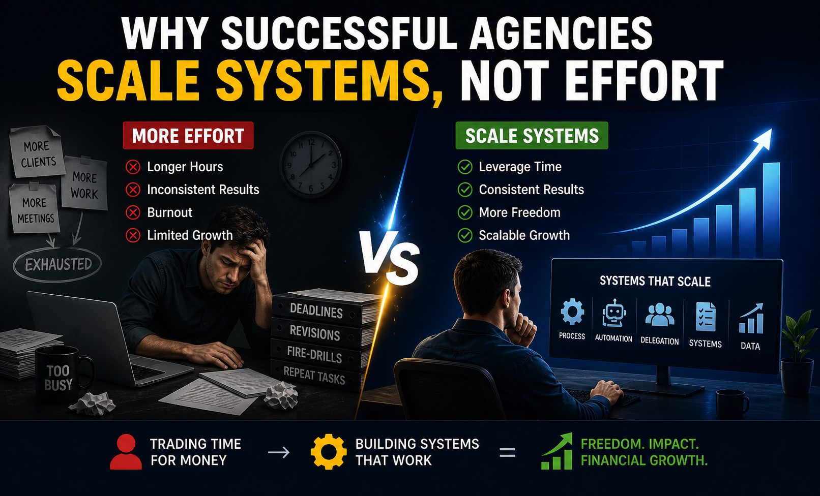 Why Successful Agencies Scale Systems, Not Effort